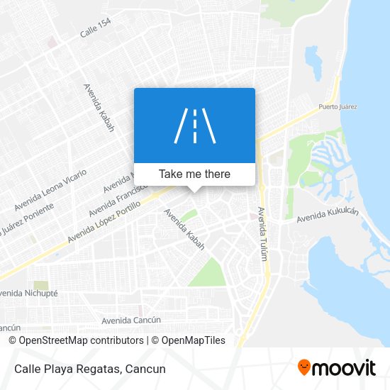 Mapa de Calle Playa Regatas