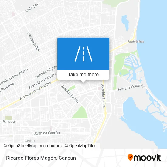 Ricardo Flores Magón map