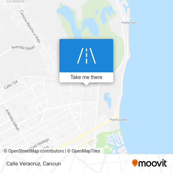 Mapa de Calle Veracruz