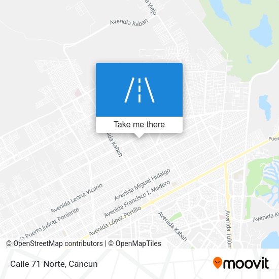 Mapa de Calle 71 Norte
