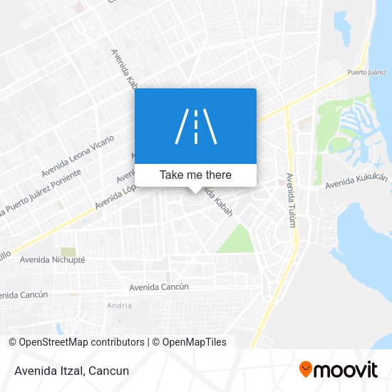 Mapa de Avenida Itzal