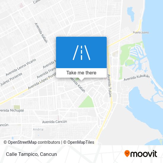 Mapa de Calle Tampico