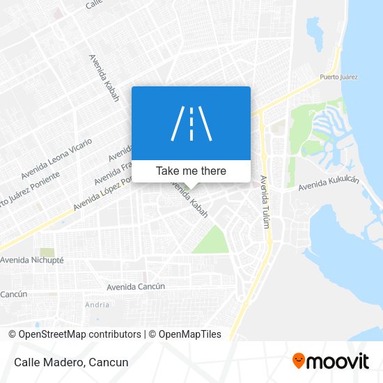 Mapa de Calle Madero