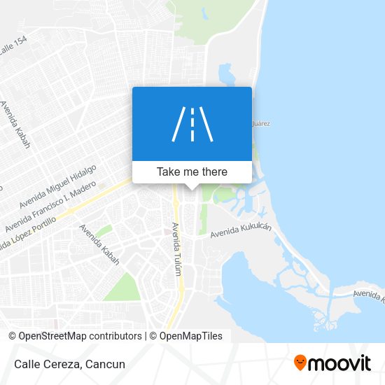 Mapa de Calle Cereza