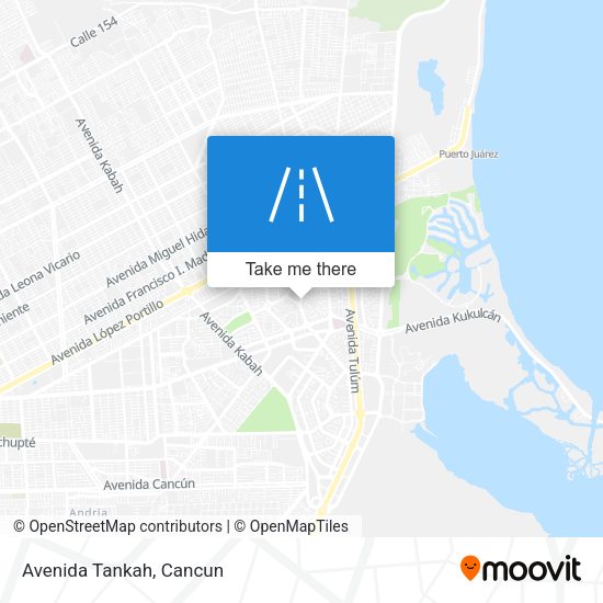 Avenida Tankah map