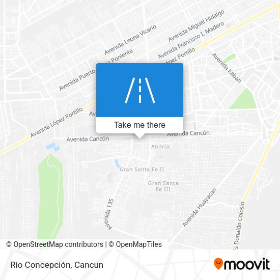 Mapa de Río Concepción