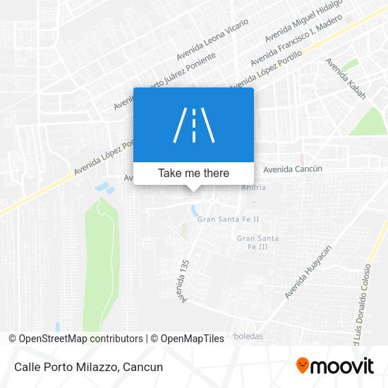 Mapa de Calle Porto Milazzo