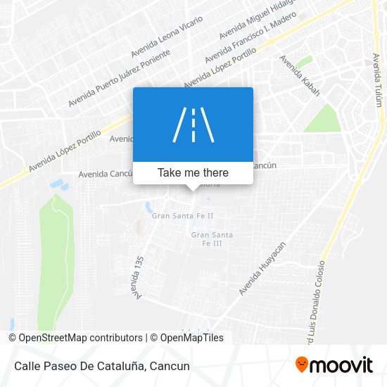 Calle Paseo De Cataluña map
