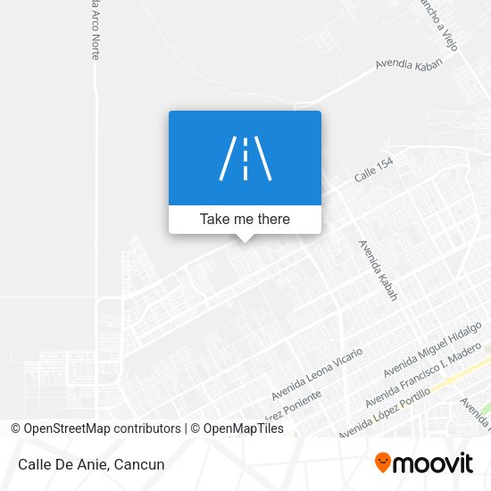 Mapa de Calle De Anie