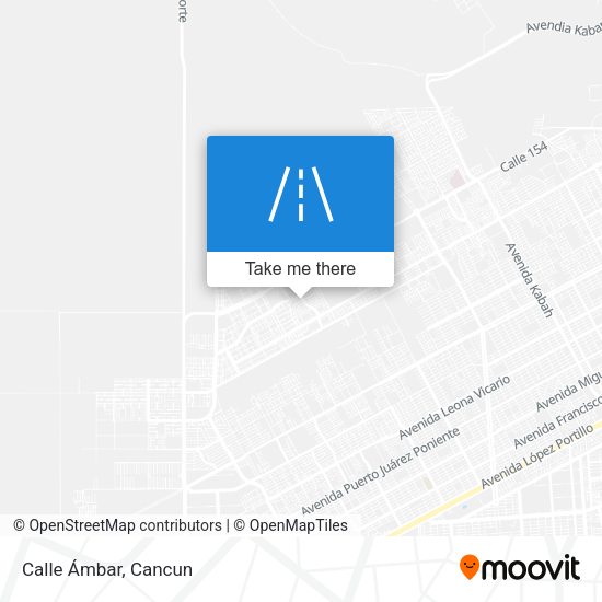 Mapa de Calle Ámbar