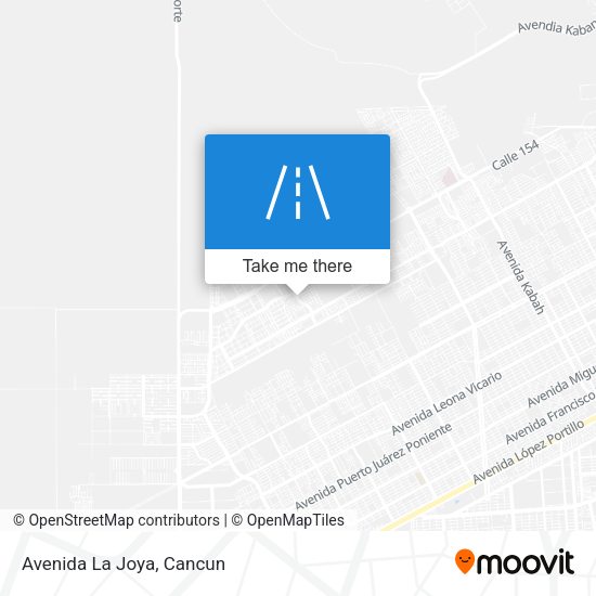 Mapa de Avenida La Joya