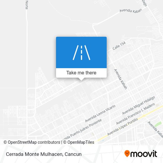 Mapa de Cerrada Monte Mulhacen