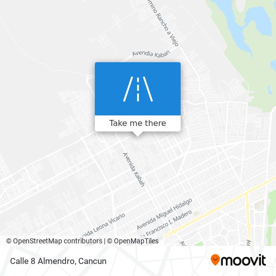 Calle 8 Almendro map