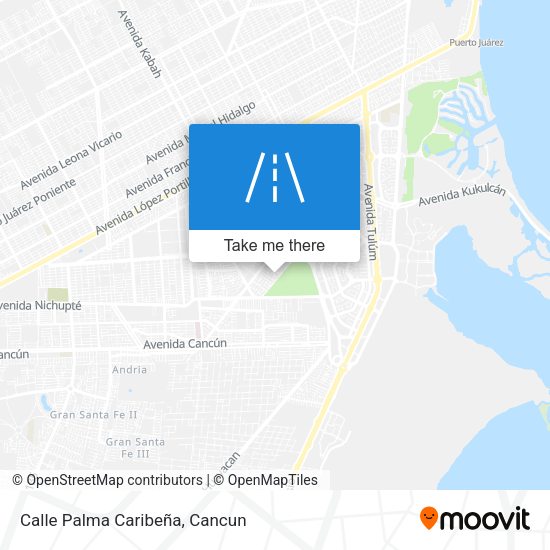 Calle Palma Caribeña map