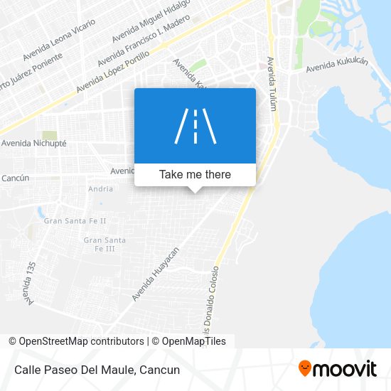 Mapa de Calle Paseo Del Maule