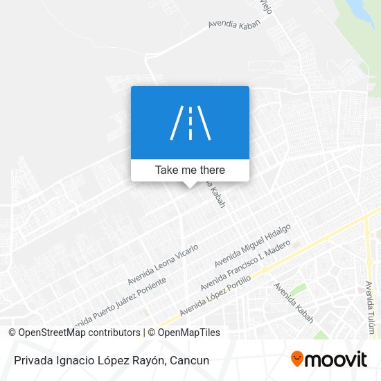 Mapa de Privada Ignacio López Rayón