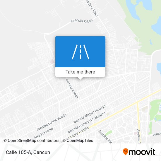 Mapa de Calle 105-A