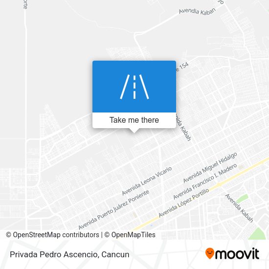 Privada Pedro Ascencio map