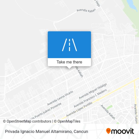 Privada Ignacio Manuel Altamirano map