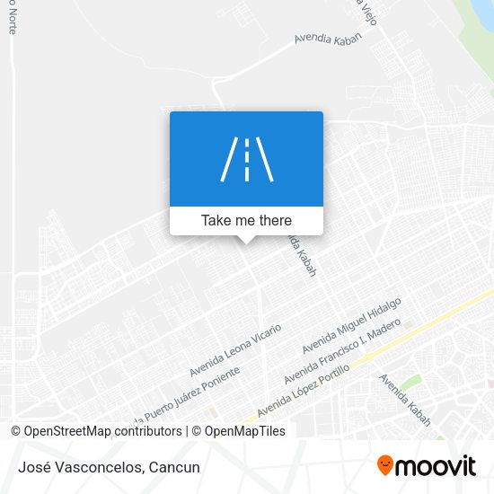 José Vasconcelos map