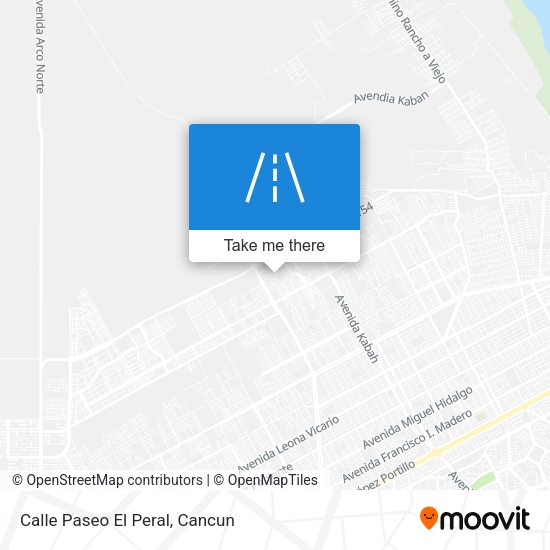 Mapa de Calle Paseo El Peral