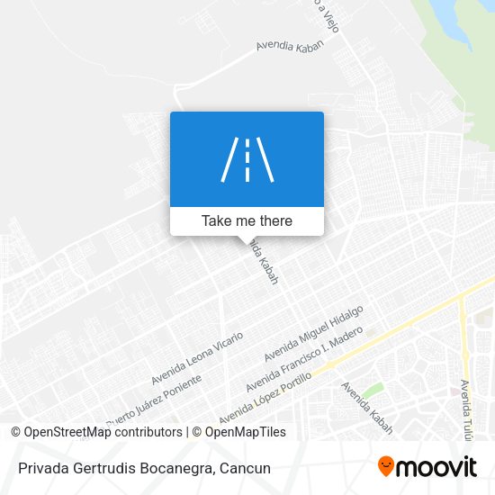 Privada Gertrudis Bocanegra map