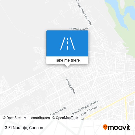 Mapa de 3 El Naranjo