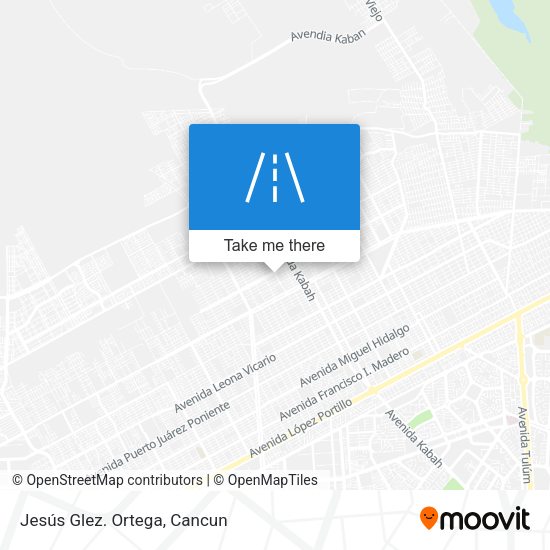 Mapa de Jesús Glez. Ortega