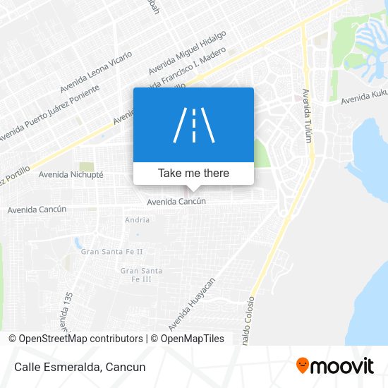 Mapa de Calle Esmeralda