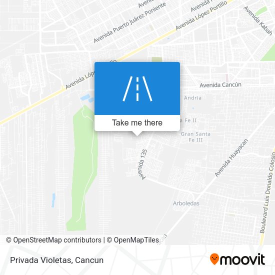 Mapa de Privada Violetas