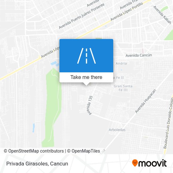Mapa de Privada Girasoles