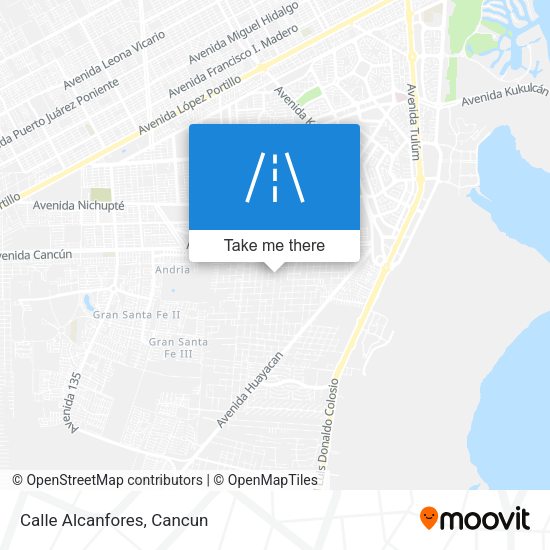 Mapa de Calle Alcanfores
