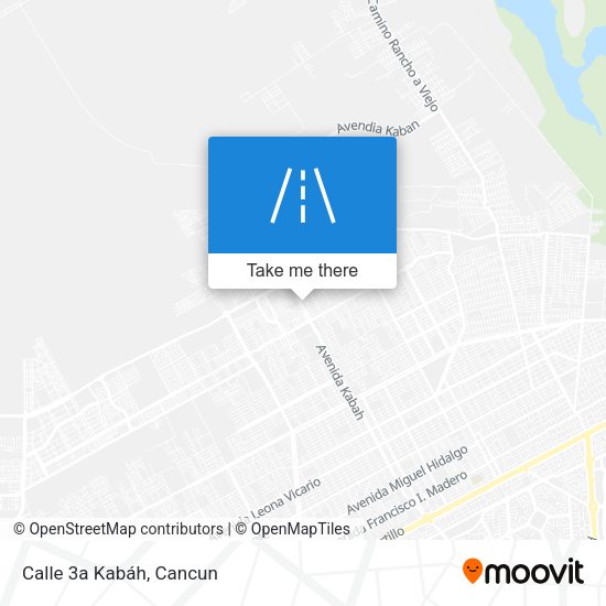 Mapa de Calle 3a Kabáh
