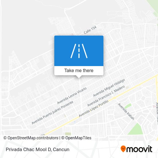 Mapa de Privada Chac Mool D