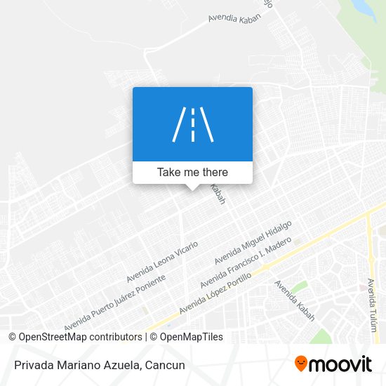 Mapa de Privada Mariano Azuela