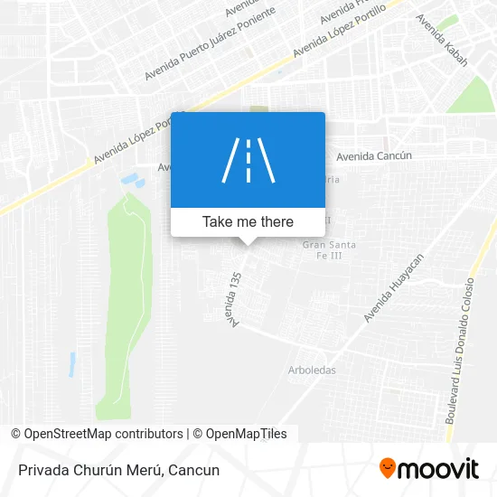 Privada Churún Merú map