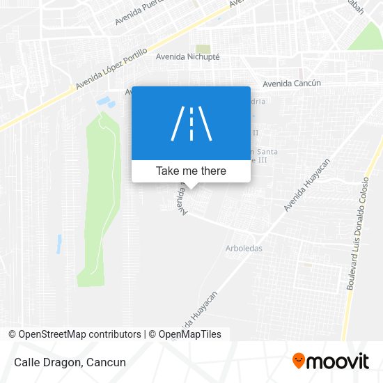 Mapa de Calle Dragon