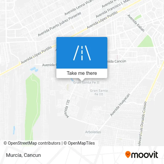 Murcía map