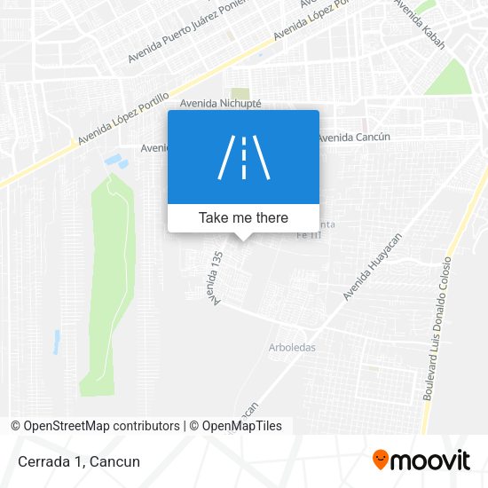 Mapa de Cerrada 1