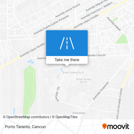 Mapa de Porto Taranto