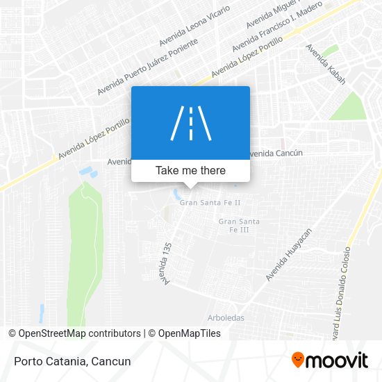 Mapa de Porto Catania