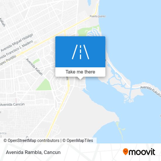 Mapa de Avenida Rambla