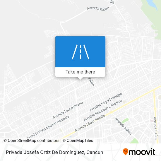 Privada Josefa Ortiz De Domínguez map
