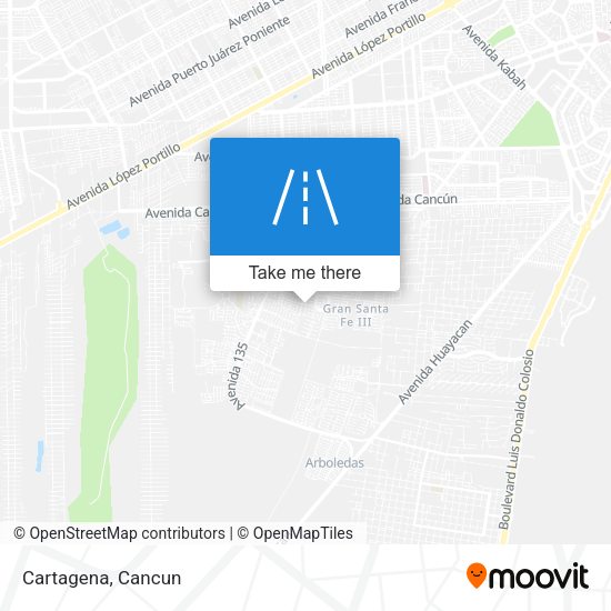 Mapa de Cartagena