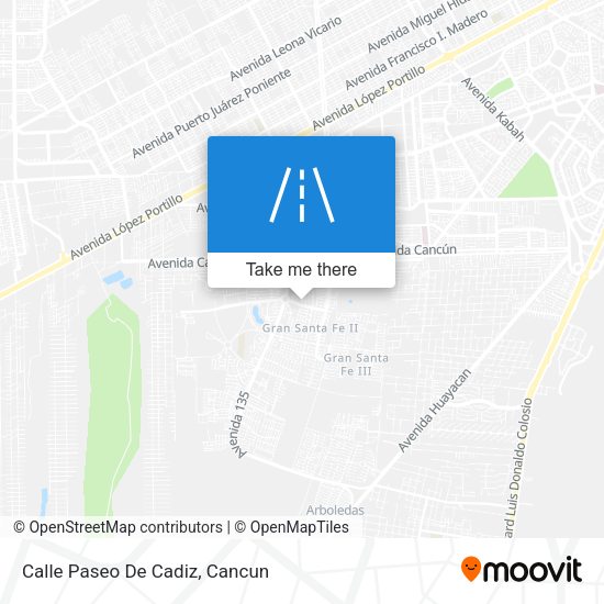 Mapa de Calle Paseo De Cadiz