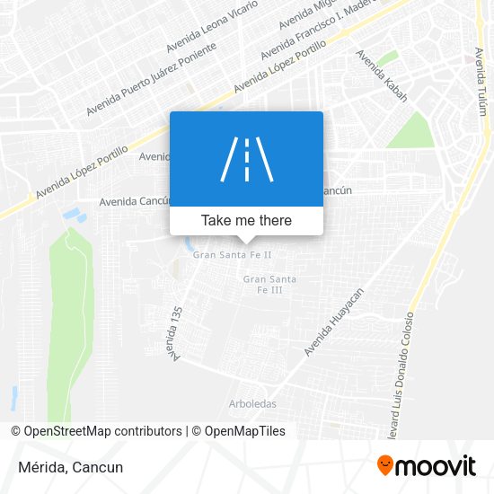 Mapa de Mérida
