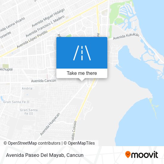 Mapa de Avenida Paseo Del Mayab
