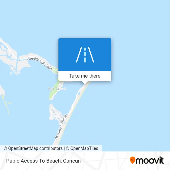 Pubic Access To Beach map
