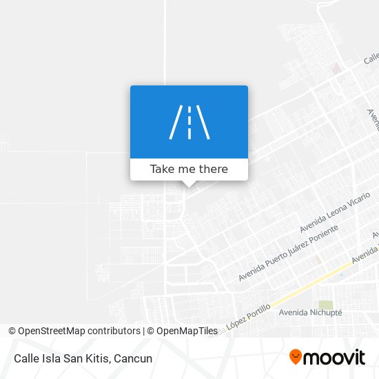 Calle Isla San Kitis map