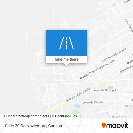 Calle 20 De Noviembre map